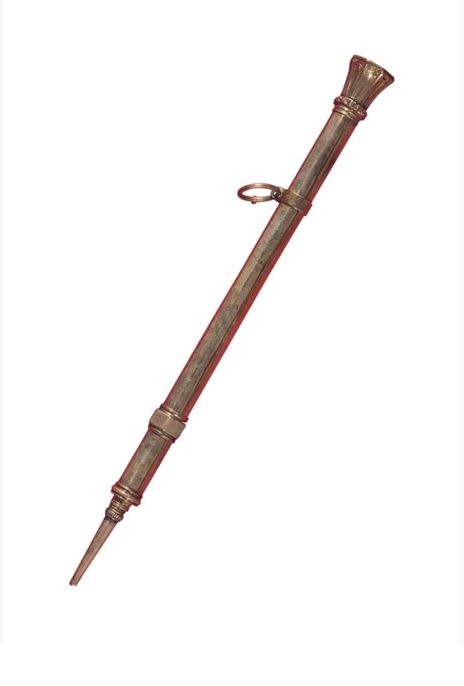 WASHINGTON, George (1732-1799). A gilt-clad mechanical pencil, believed to have been owned and used by Washington.
