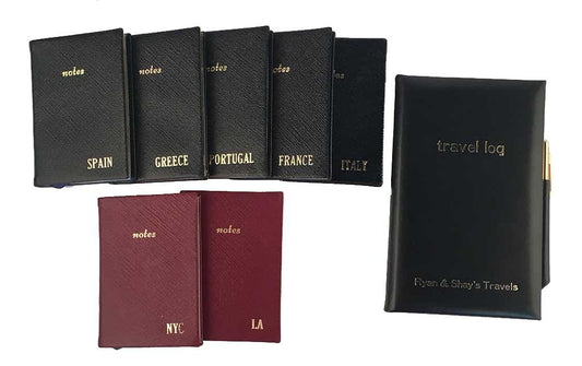 Travel Log with your destination name | Bespoke and Custom Travel Log