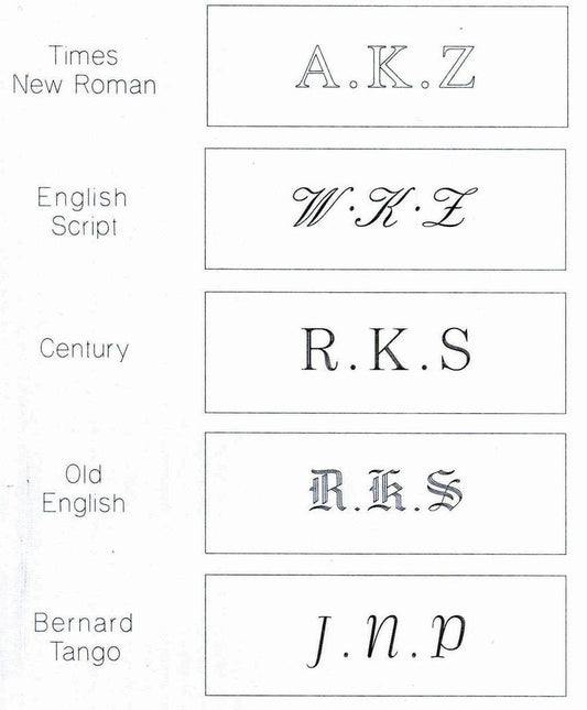 Umbrella Personalization | Classic Gentleman's Umbrella with Initials | Umbrellas with Monograms