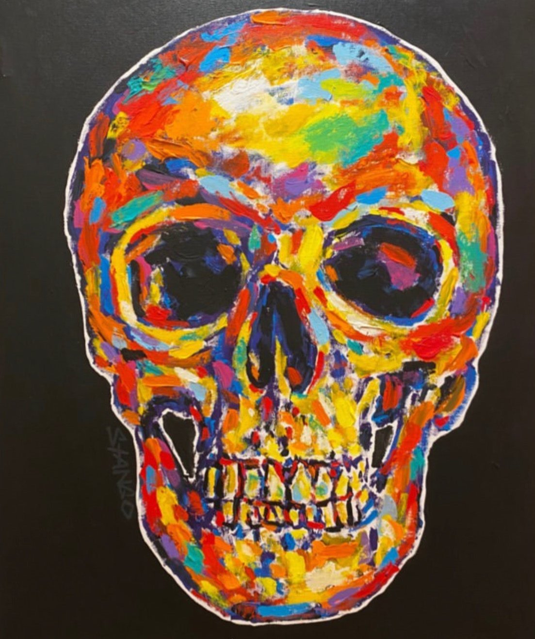 John Stango | The American Scull I Painting | USA Patriotic Artist