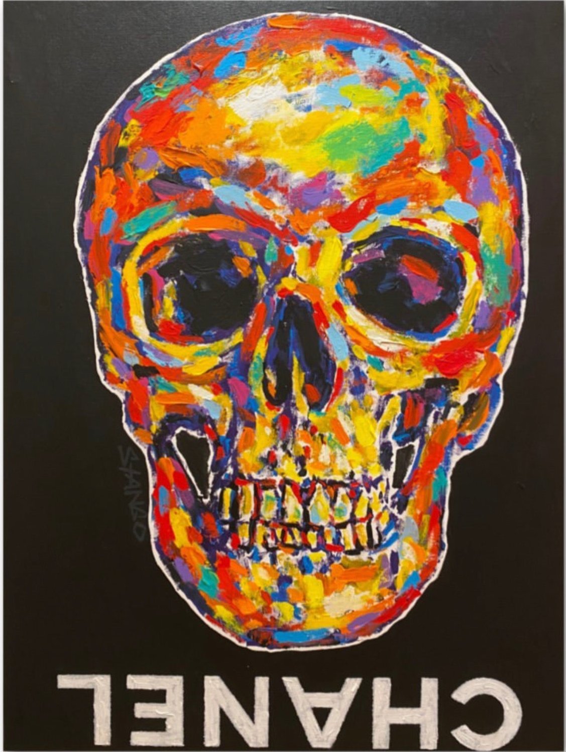 John Stango | The American Scull and Chanel  Painting | USA Patriotic Artist