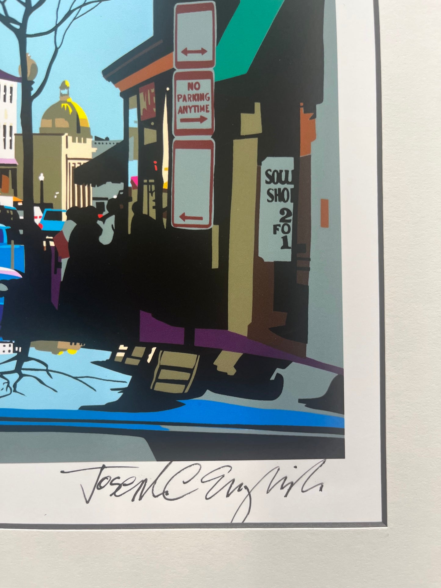 Georgetown Univ Art | Georgetown University | Wisconsin Avenue | Georgetown, Washington, DC | Artist Craig English | 14 by 18 Inches