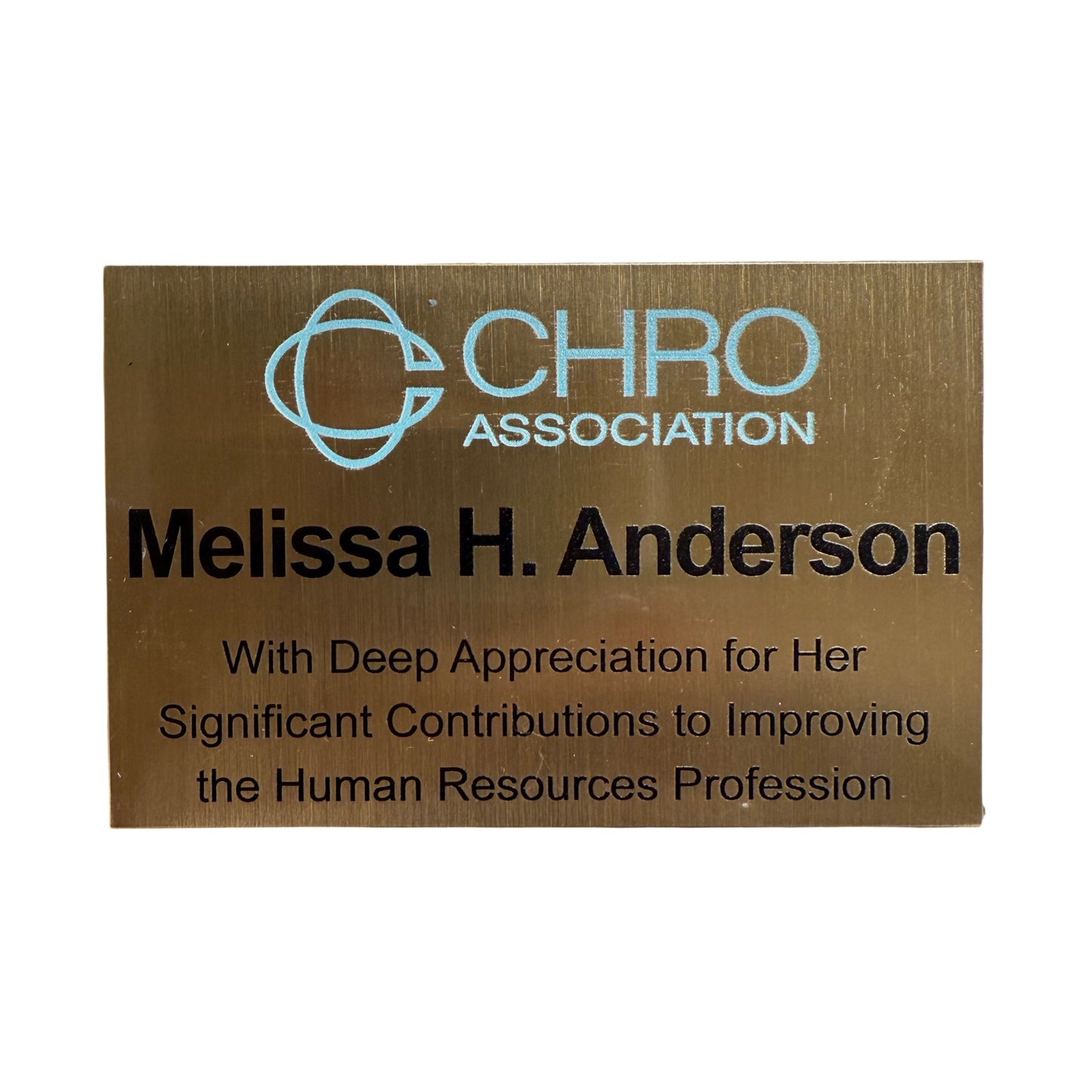 HR Policy Association | 2025 AWARDS | Capitol Dome Award with Engraved Plate on Natural Walnut Base