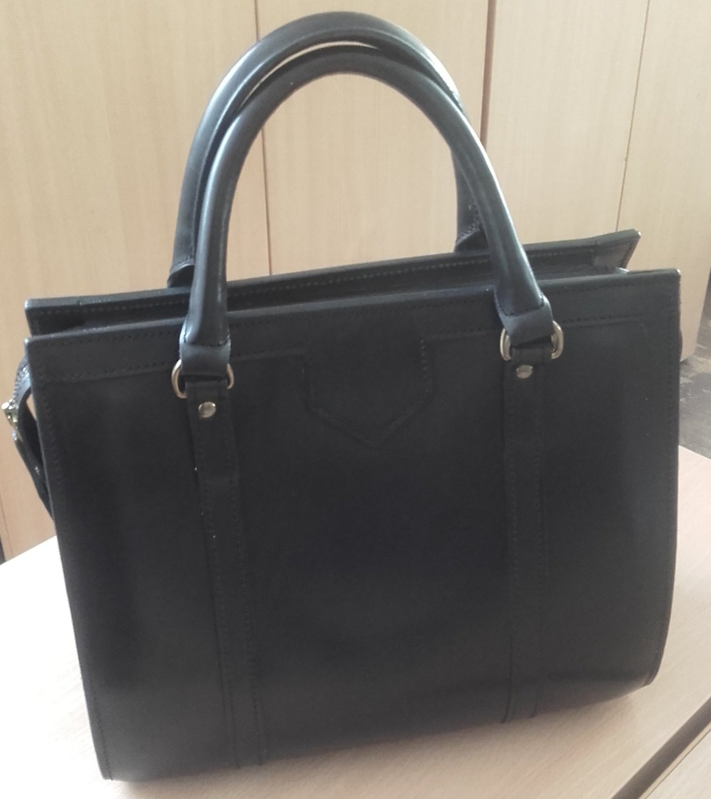 Bespoke Classic Beatrice Bag Handbag | Patterns and Pieces for Production | Hand Stitched | English Bridle Hide | 12 inches | Deposit Only