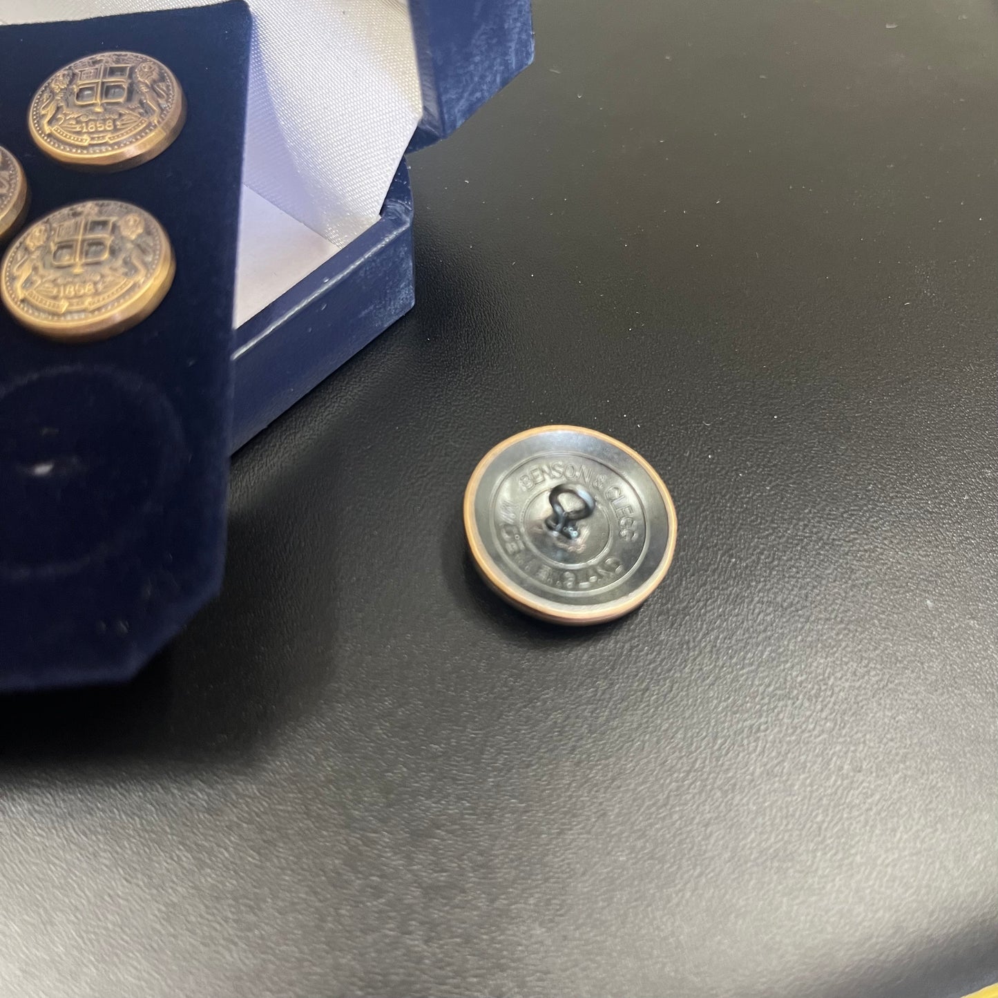 East India Company | Crest Design | Blazer Button Set | Bronze Plated Blazer Buttons | Made in UK