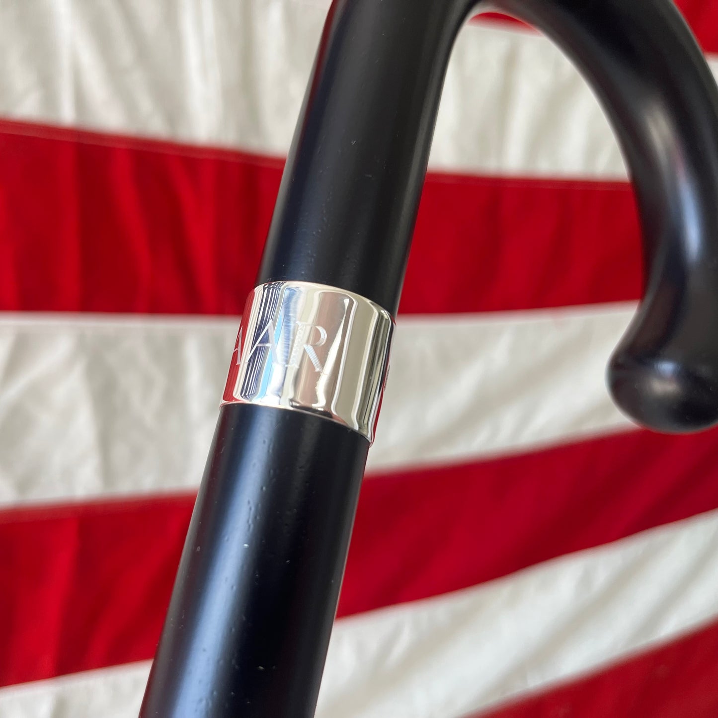 Luxury Wood Cane | Polished Black Maple Walking Stick Cane | Crook Handle | Finest Quality | Made in England