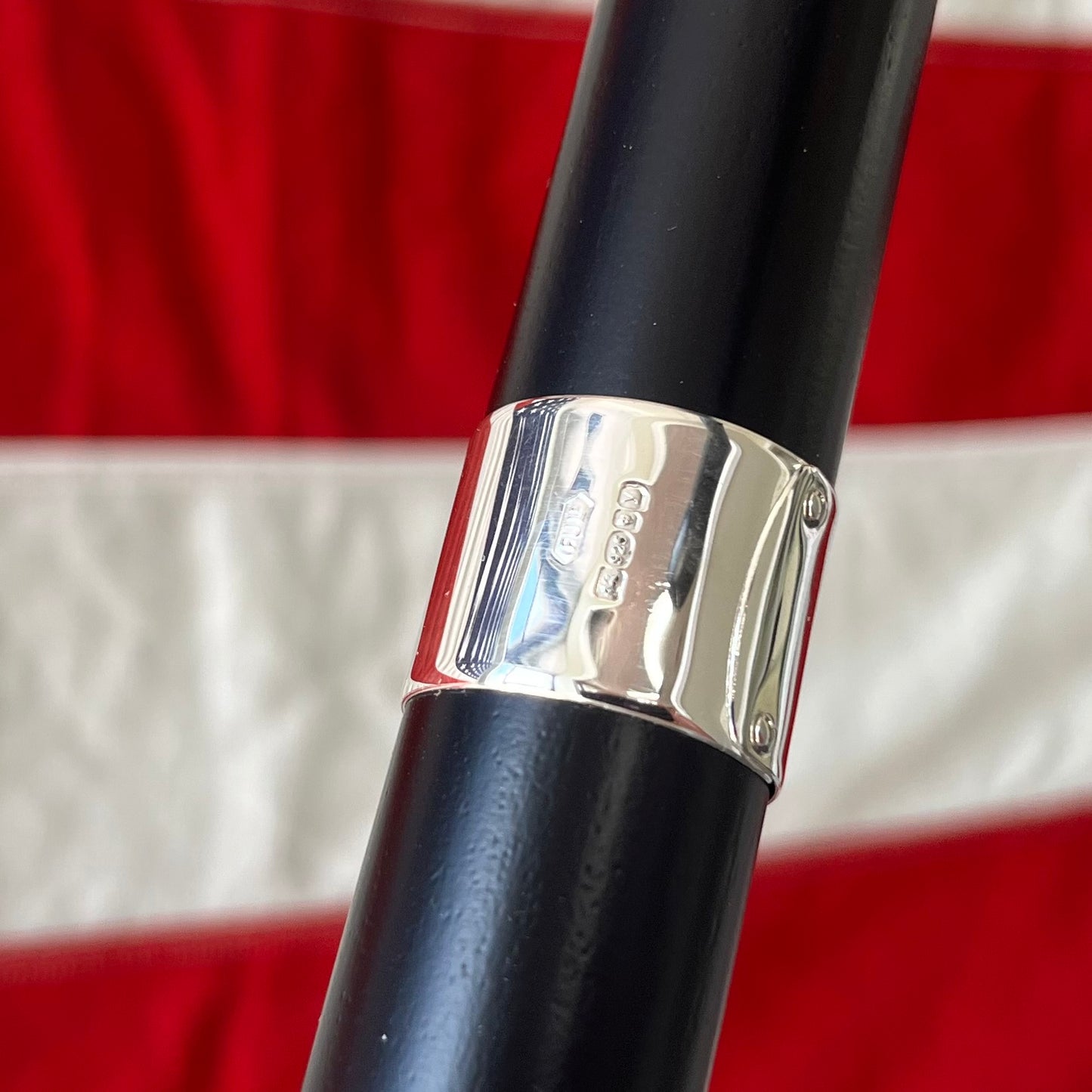 Luxury Wood Cane | Polished Black Maple Walking Stick Cane | Crook Handle | Finest Quality | Made in England
