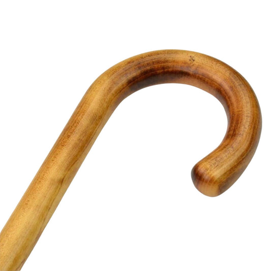 Luxury Wood Cane | Polished Maple Walking Stick Cane | Crook Handle | Finest Quality | Made in England