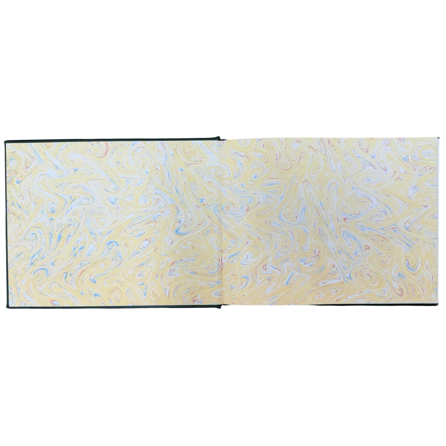 Jonas Guests Book | 7 by 9 inches | Horizontal | Padded Cover | Hunter Green Finest Polished Calf | Charing Cross Made in England