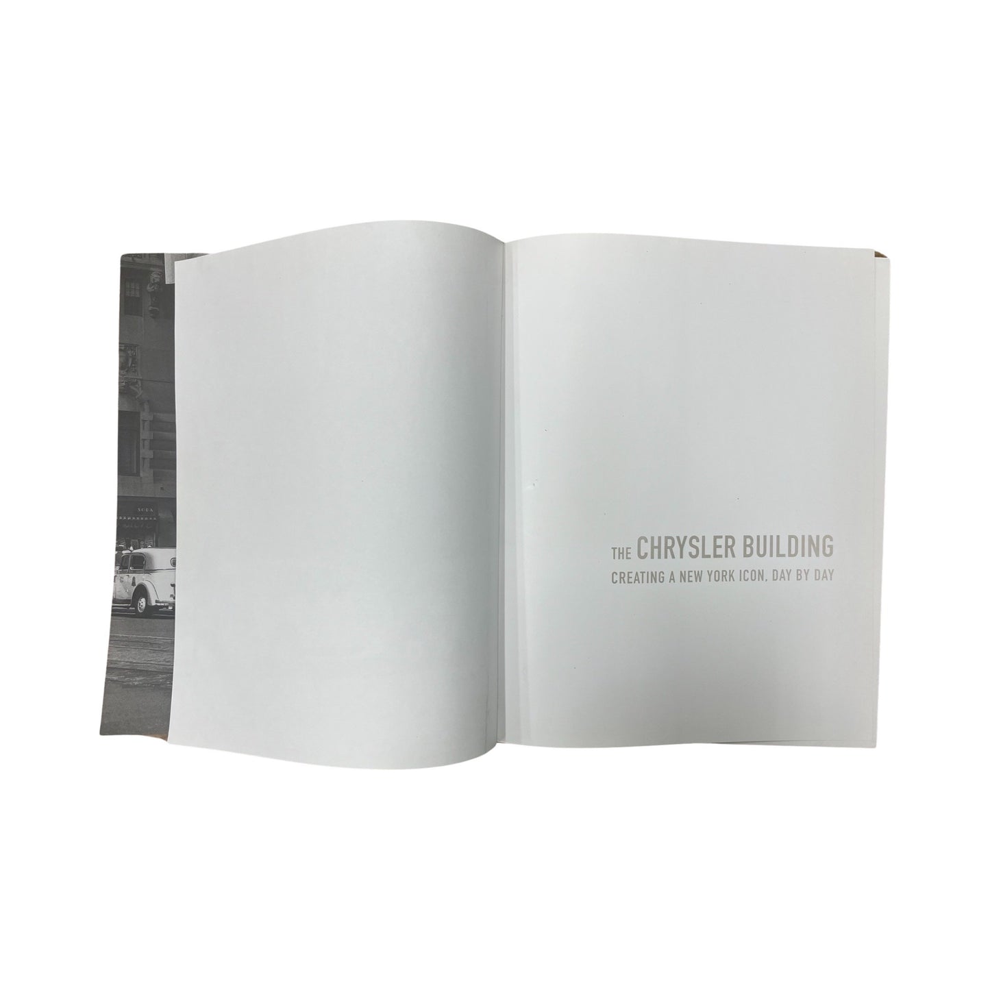 Bespoke "Chrysler Building" Bookbinding Project | Leather Binding with Special Message