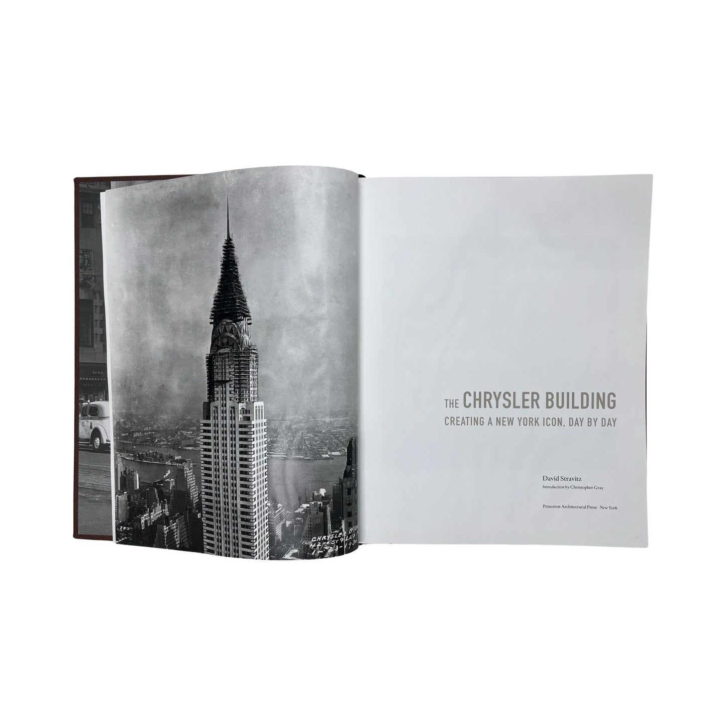 Bespoke "Chrysler Building" Bookbinding Project | Leather Binding with Special Message