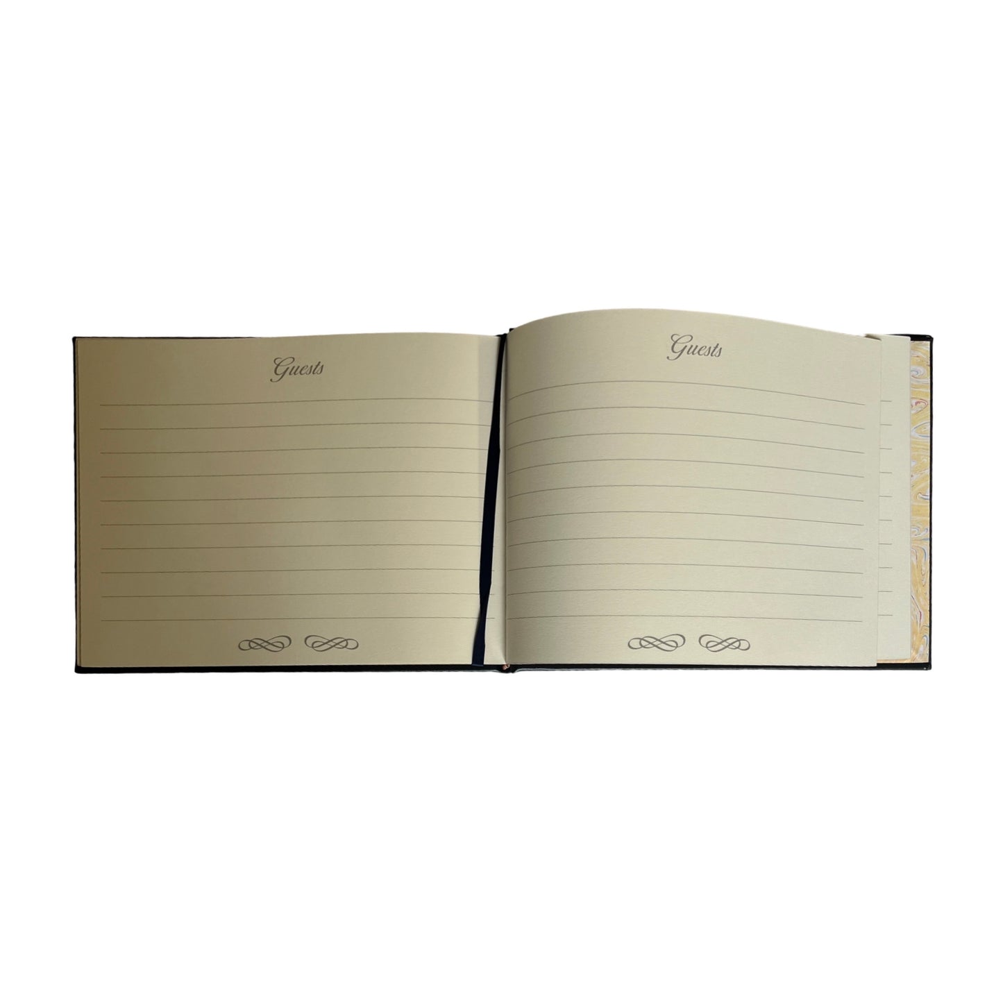 CONDOLENCE BOOK | Black Calf Leather Condolence Book | World Bank Group