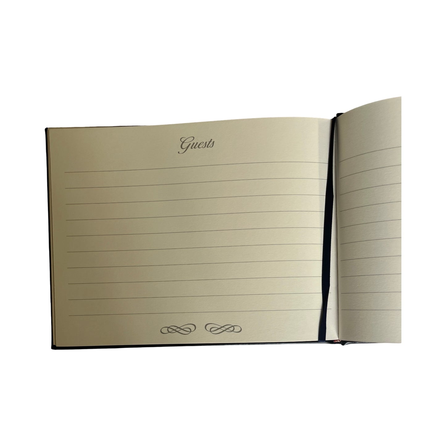 CONDOLENCE BOOK | Black Calf Leather Condolence Book | World Bank Group