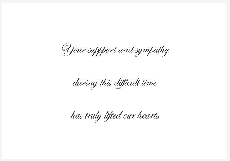 Condolence Acknowledgement Informal Notes | Sample Proofs
