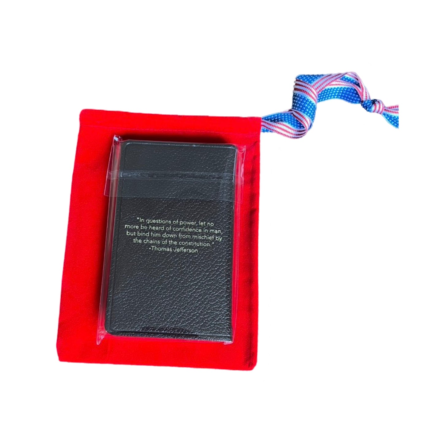 Constitution Book | Custom Leather Constitution Gift Book | 5 by 3" | Gold Stamping | Hand Bound