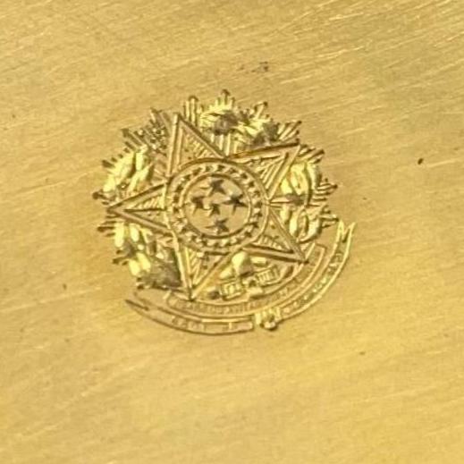 Solid Brass Engraving Plate for Engraved Stationery | Initials, Monogram and Crest