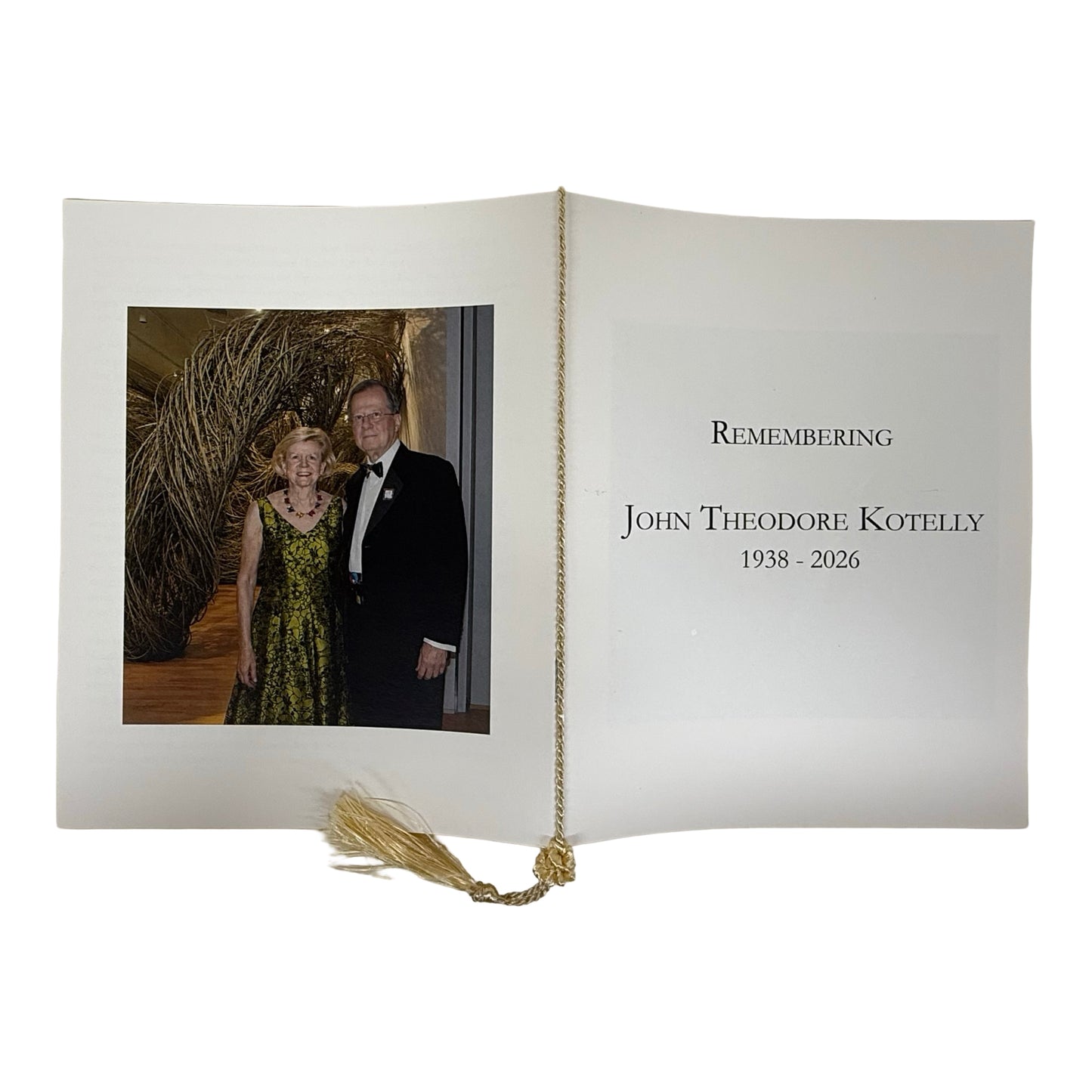 Funeral Service Program | Traditional | St. Joseph's Catholic Church on Capitol Hill in Washington, DC