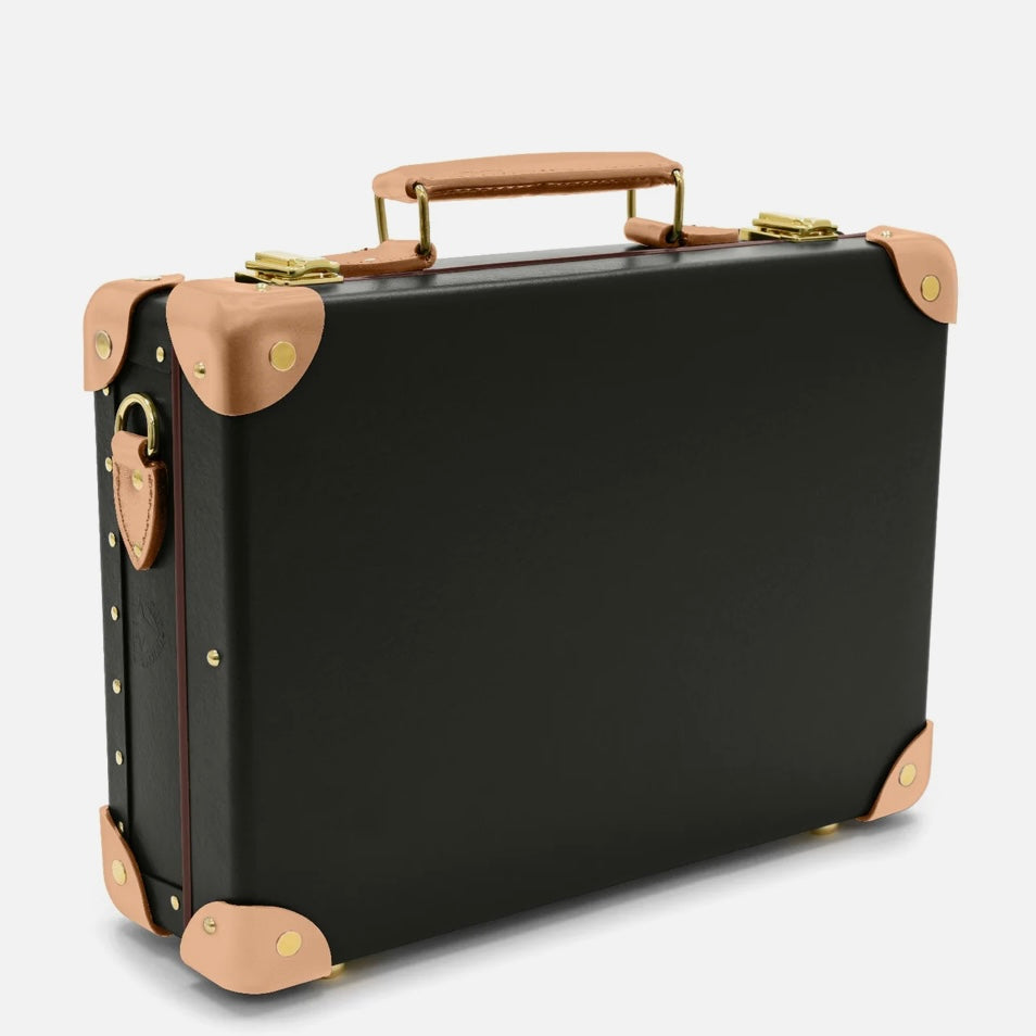 Globe-Trotter Luggage | Safari Collection in Coffee Brown | Small Attache Case