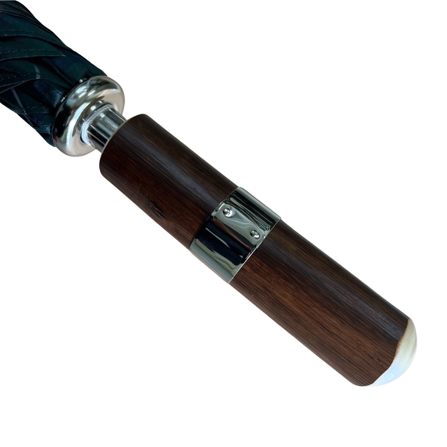 Classic Golf Umbrella | Polished Chestnut Straight Handle | Colquhoun Tartan Plaid Canopy | Size: 27
