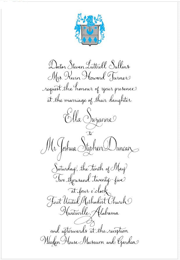 Josh Wedding Invitation Suite | Saturday, 15 February 2025