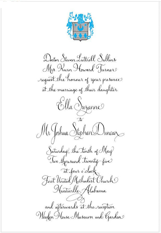 Josh Wedding Invitation Suite | Final Proofs