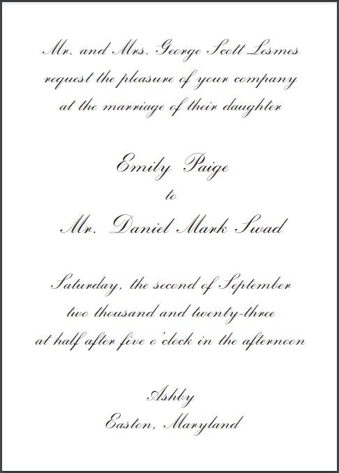 Wedding Suite Calligraphy | Envelope Addressing | Copperplate Hand | Master Artist, Calligraphic