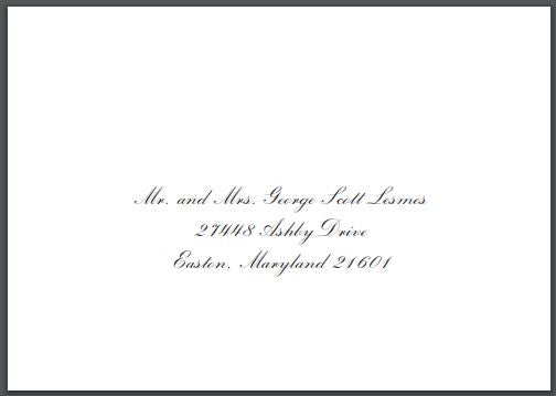 Wedding Suite Calligraphy | Envelope Addressing | Copperplate Hand | Master Artist, Calligraphic