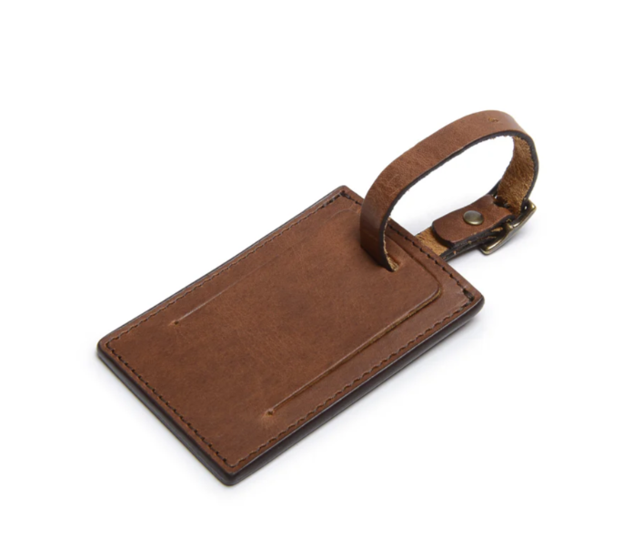 Lux Miller Leather Luggage Tag