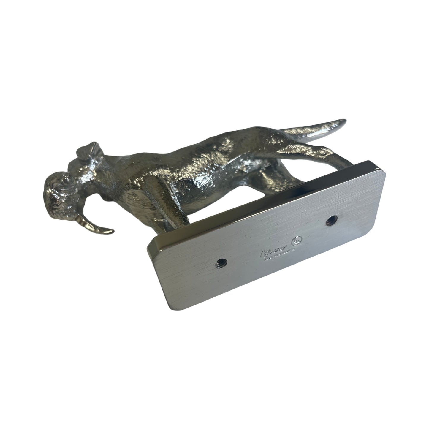 Mascot Hood Ornament | Queen Elizabeth's Labrador Retriever Dog with Pheasant | Car Mascot | 4 by 6 Inches | Made in England