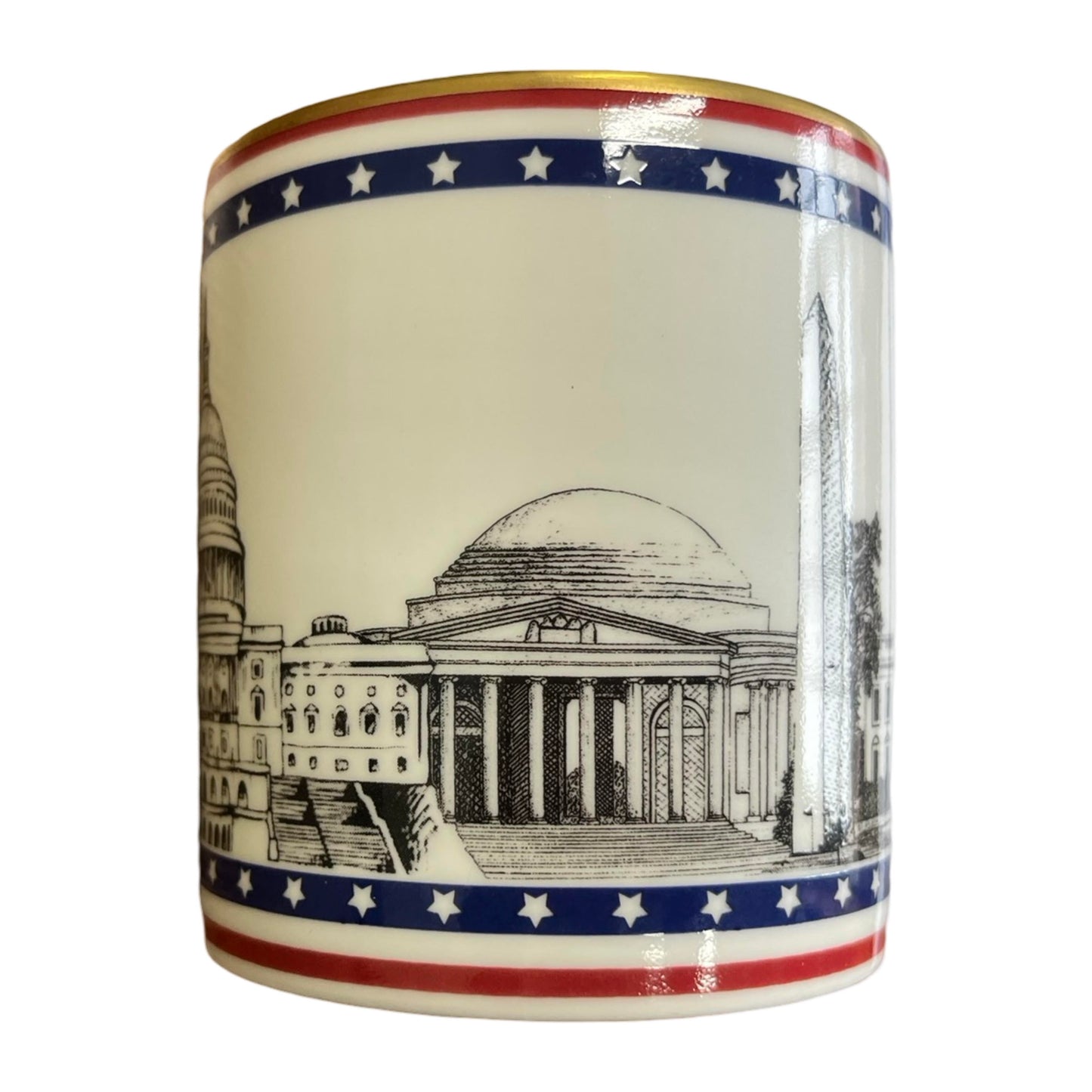 Halcyon Days Patriotic | Washington, DC Monuments Mug | Finest Quality | MTO