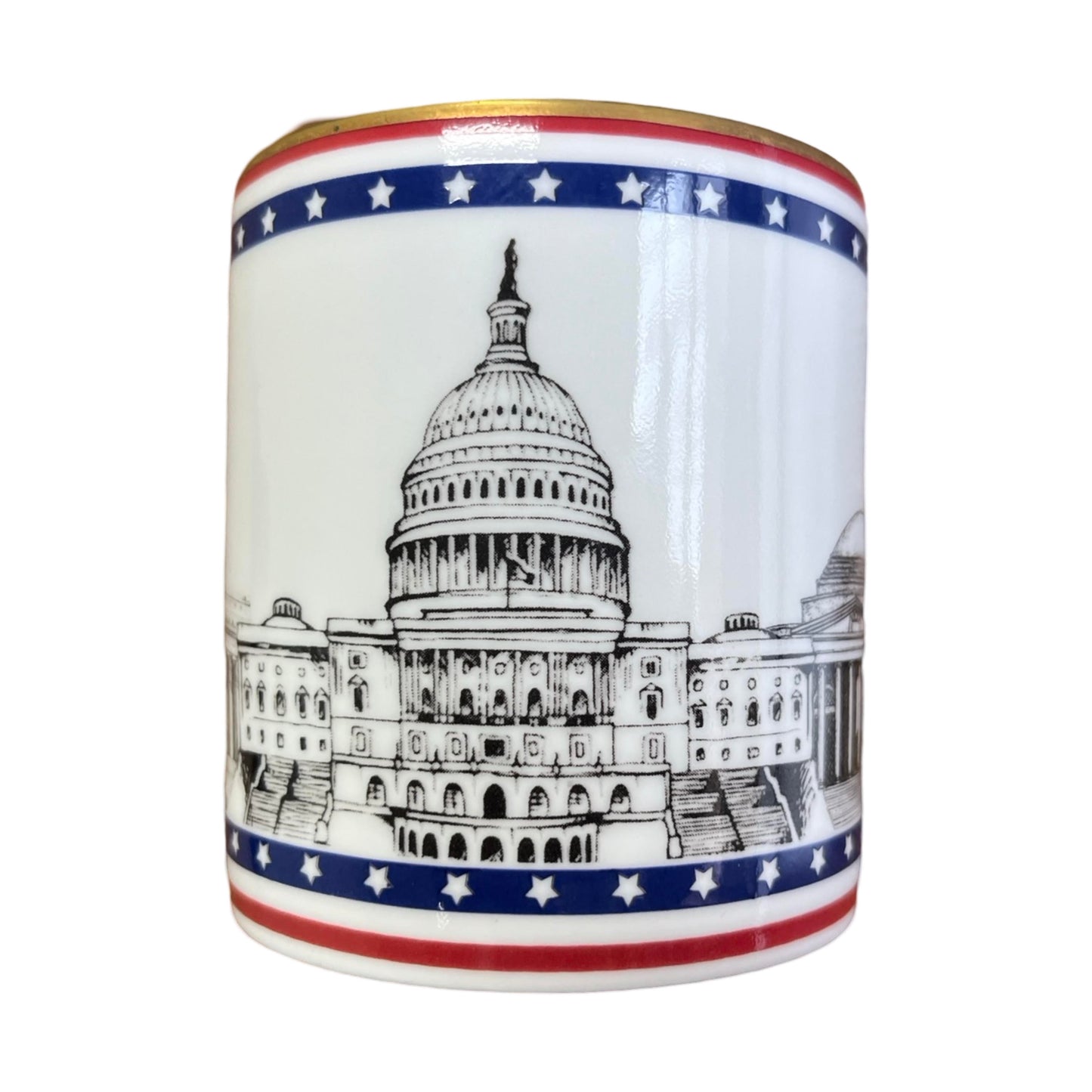Halcyon Days Patriotic | Washington, DC Monuments Mug | Finest Quality | MTO
