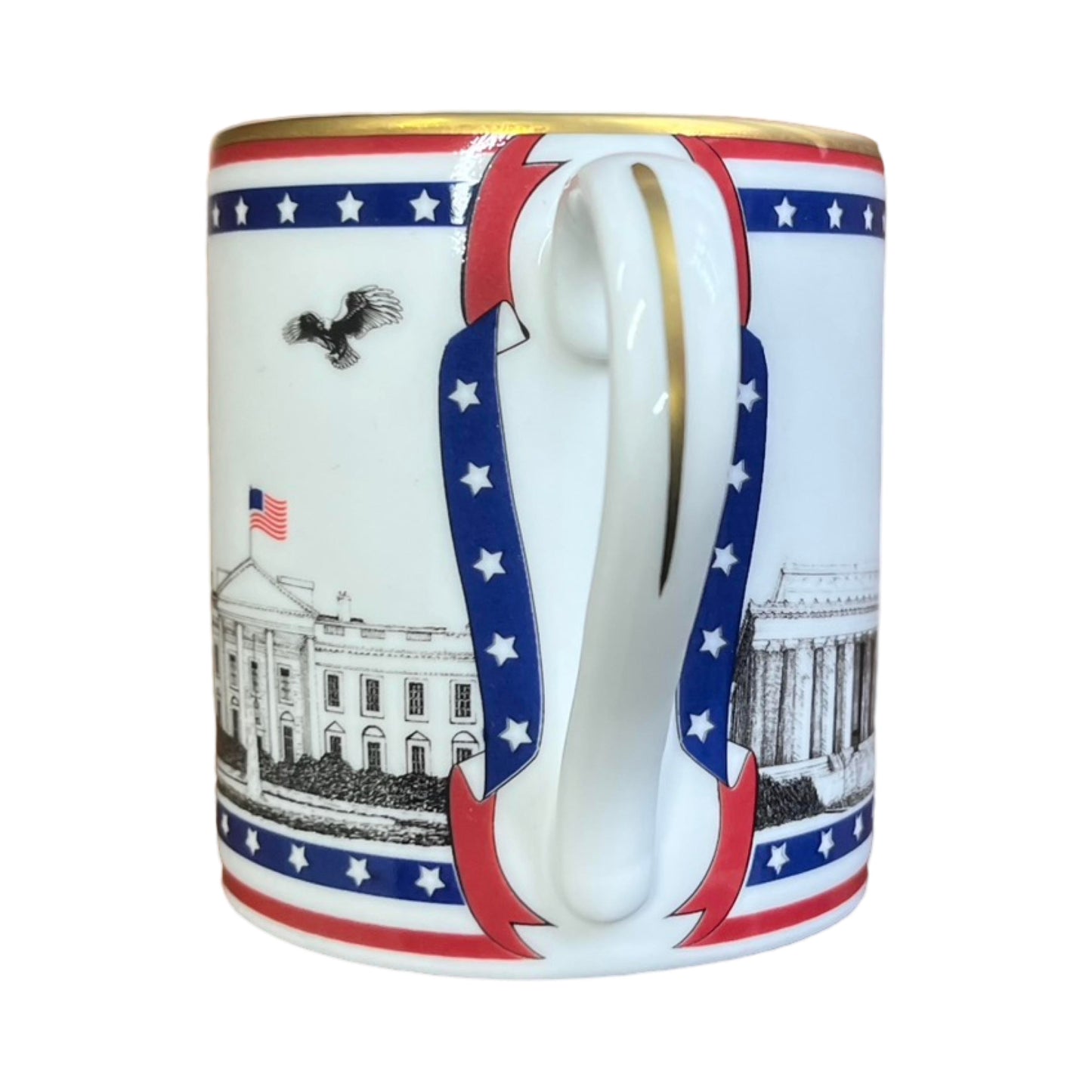 Halcyon Days Patriotic | Washington, DC Monuments Mug | Finest Quality | MTO
