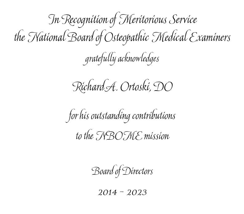 December 2023 | Bespoke Awards for NBOME | Scottsdale, AZ