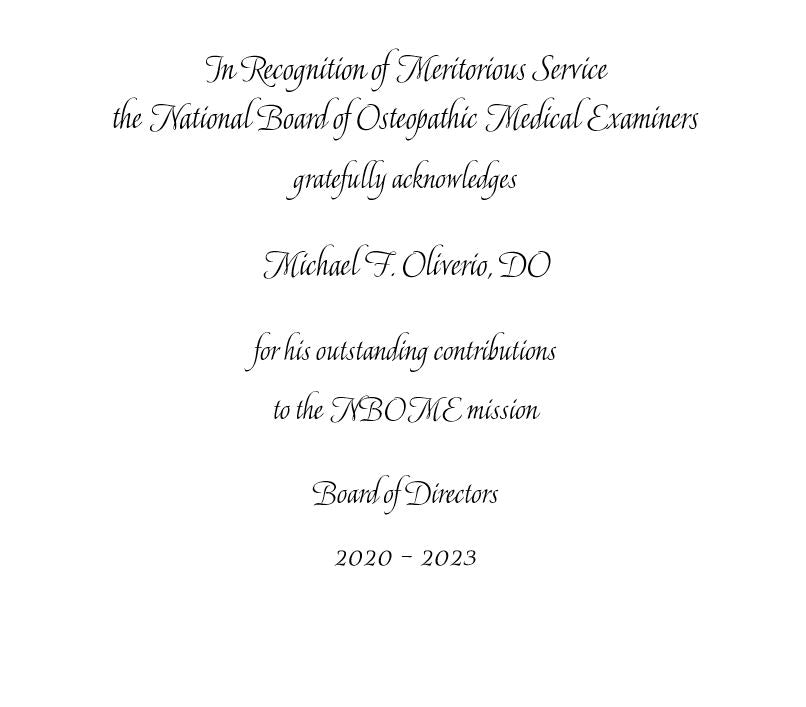 December 2023 | Bespoke Awards for NBOME | Scottsdale, AZ