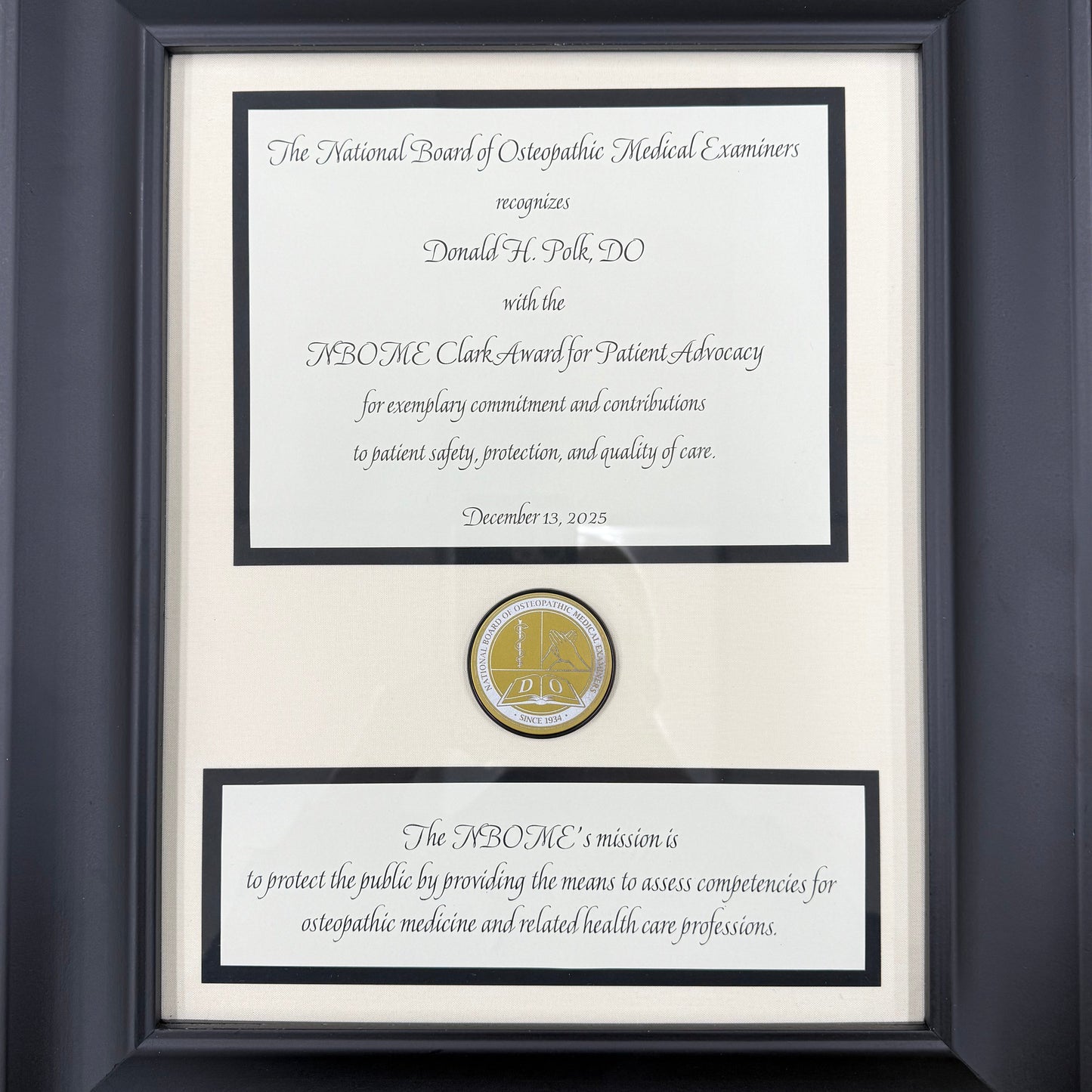 December 2025 | Bespoke Awards for NBOME | San Juan, PR