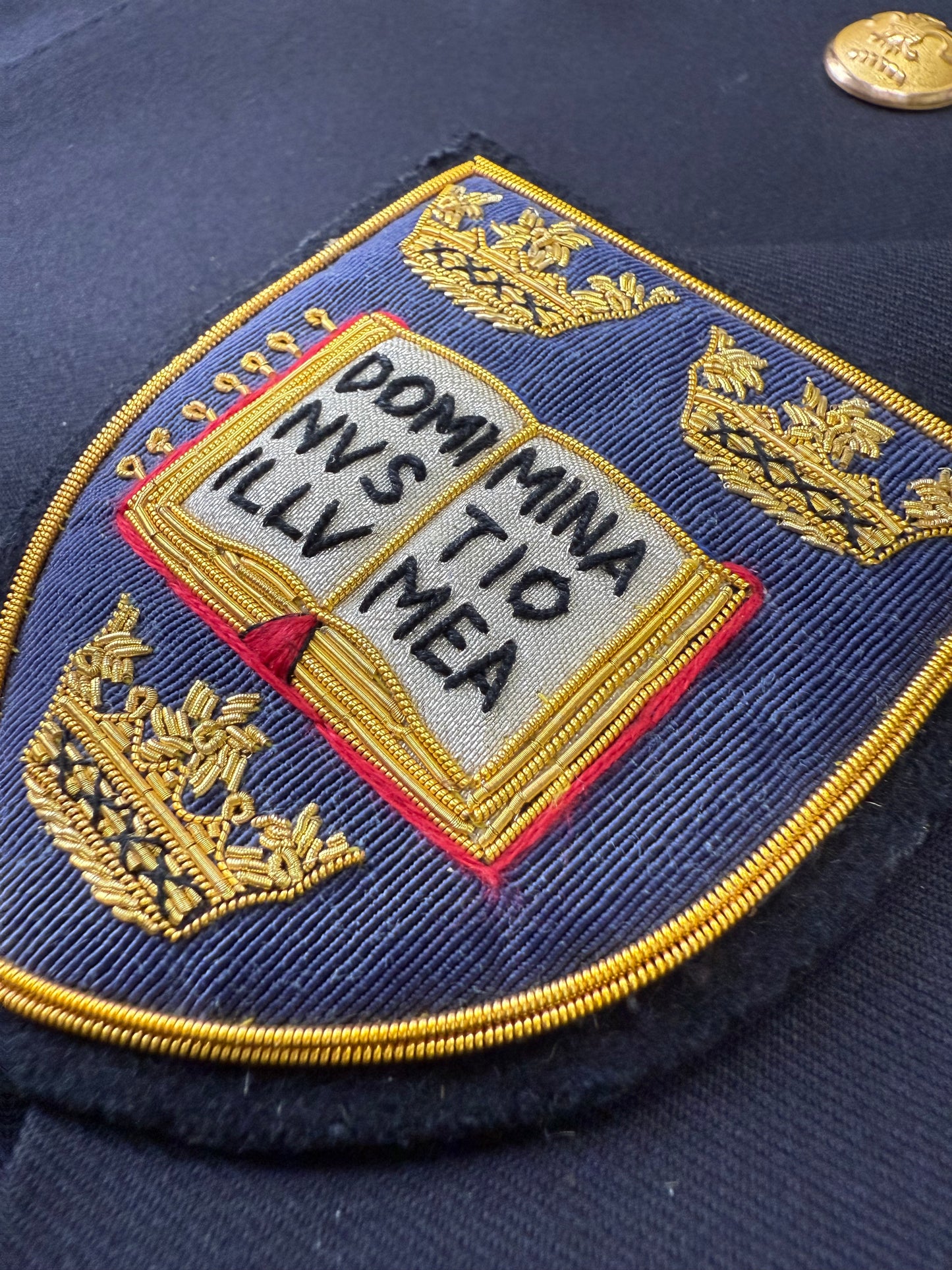 Blazer Badge | Oxford University | Oxford Univ Crest | Gold Thread Blazer Badge | Made in England