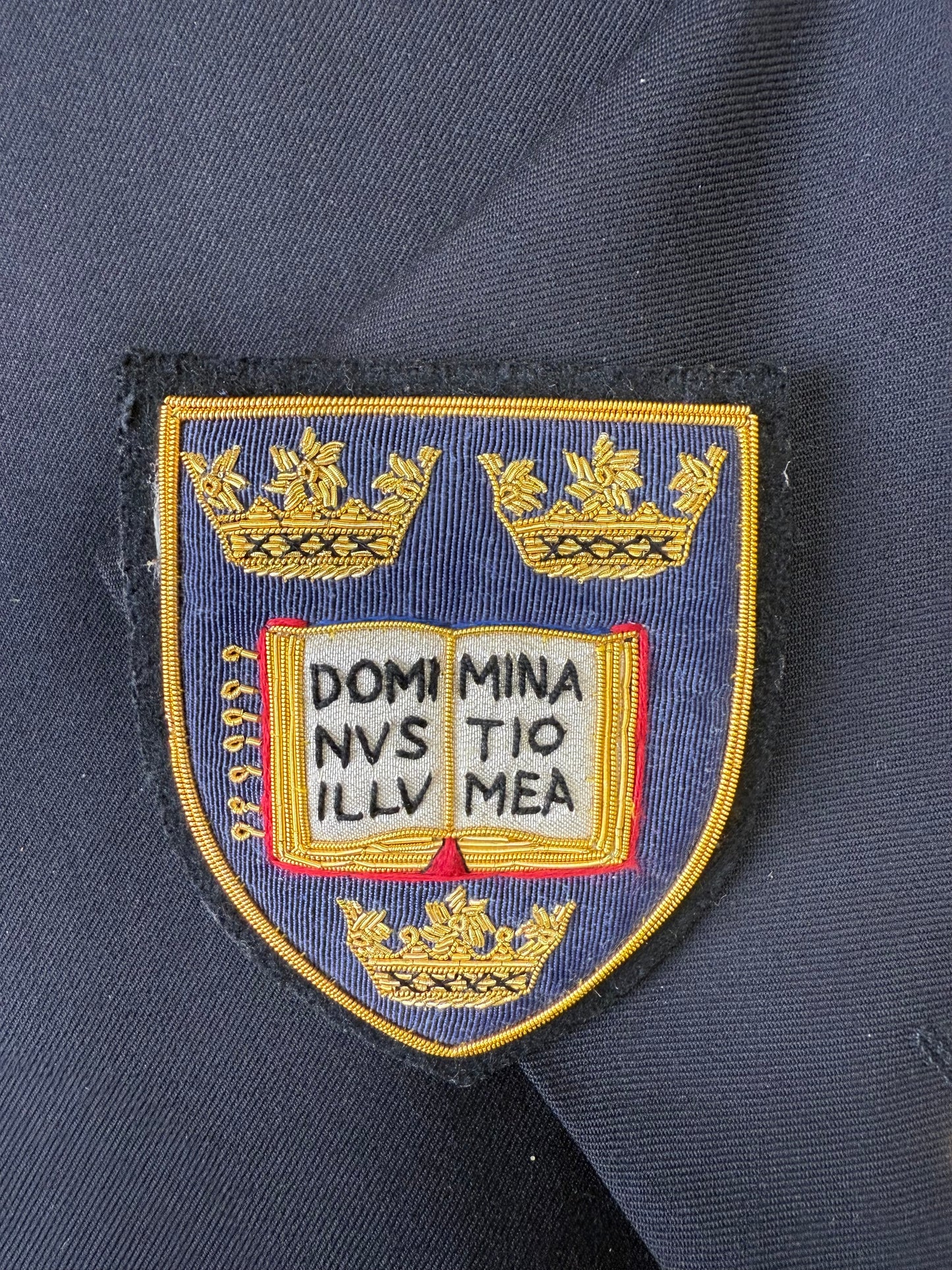 Blazer Badge | Oxford University | Oxford Univ Crest | Gold Thread Blazer Badge | Made in England