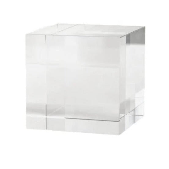 Bespoke MacBook Pro Letter 'L' Paperweight | 3" Resin Cube Paperweight Made in UK | 4" Acrylic Cube Paperweight Made in USA