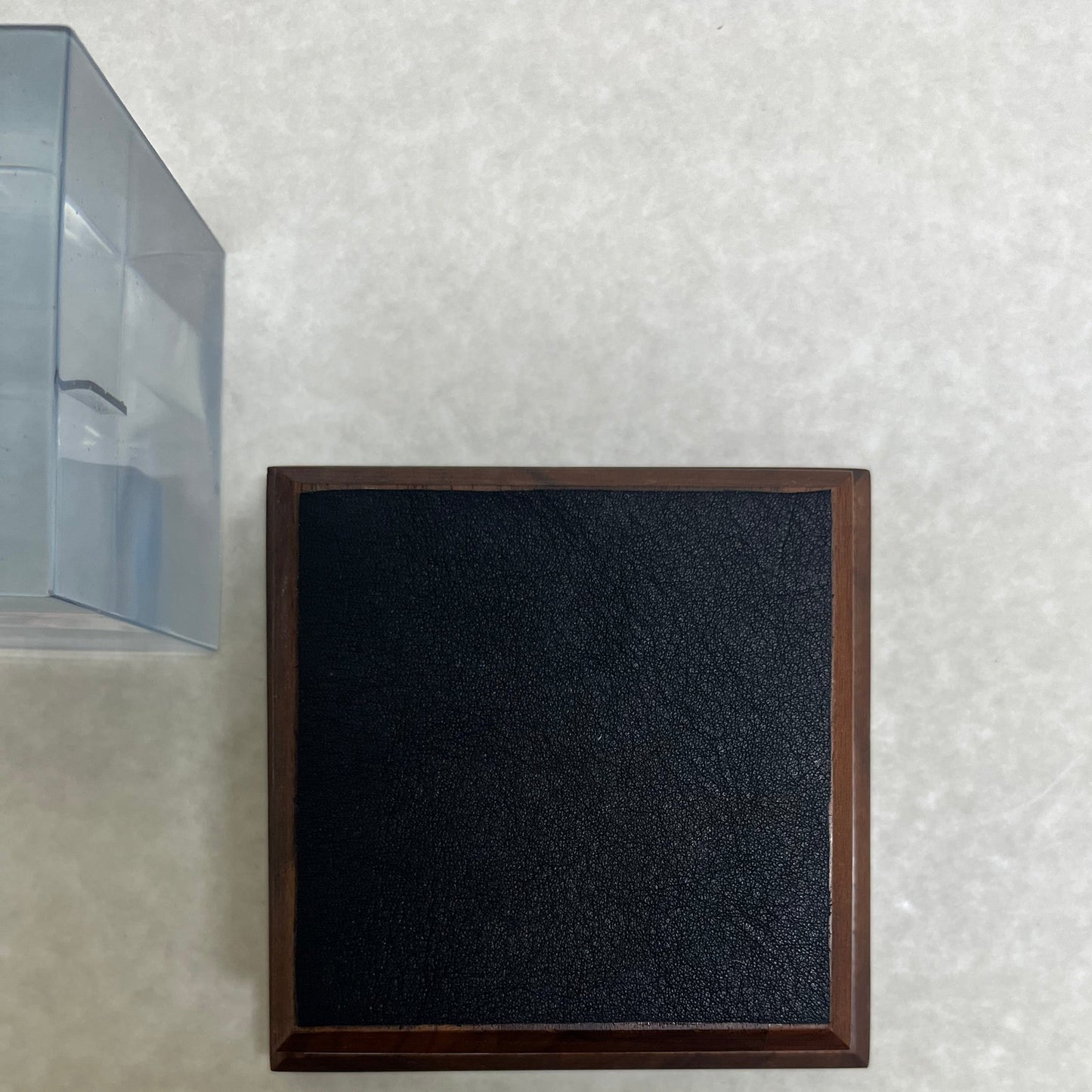 Ted, thank you for being our fan | Engraved Plate on Natural Walnut Base with Leather | Luxury, Archival Packaging