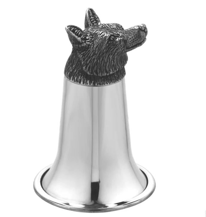 Sturrip Cups | Fox Head Stirrup Cups | Solid Pewter | Made in England | Authentic