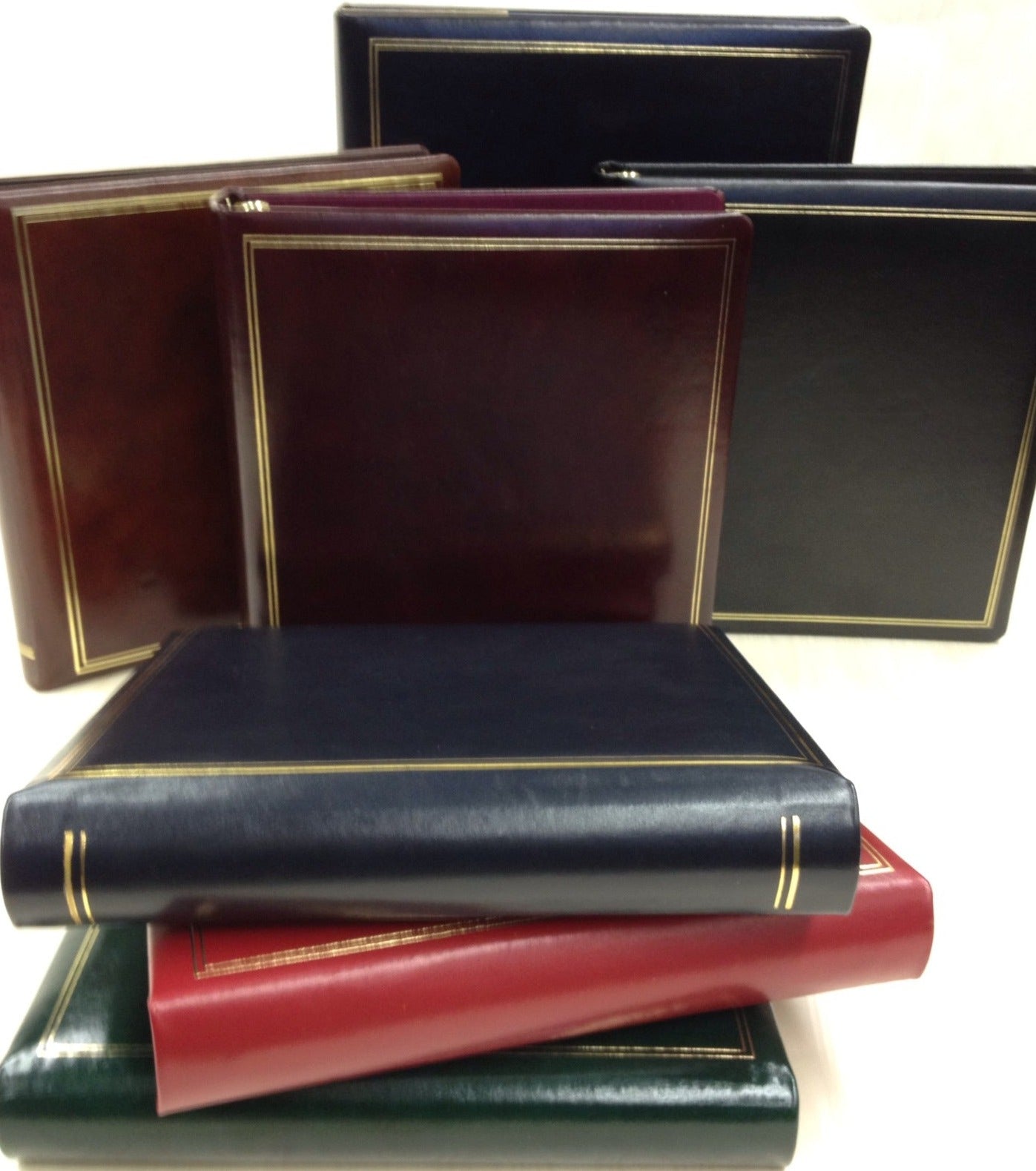 Leather Table Planner | Residential Size | Place Arranger with Gold Tooling | 8 by 14" | Custom Production | Made in USA
