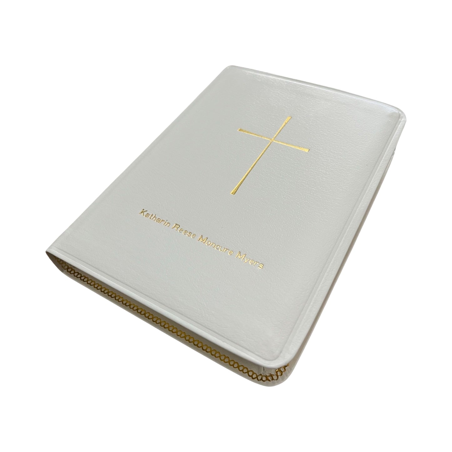 " Prayer Book Bible| Stamped with Full Name | Katharin Myers | Gold Stamp