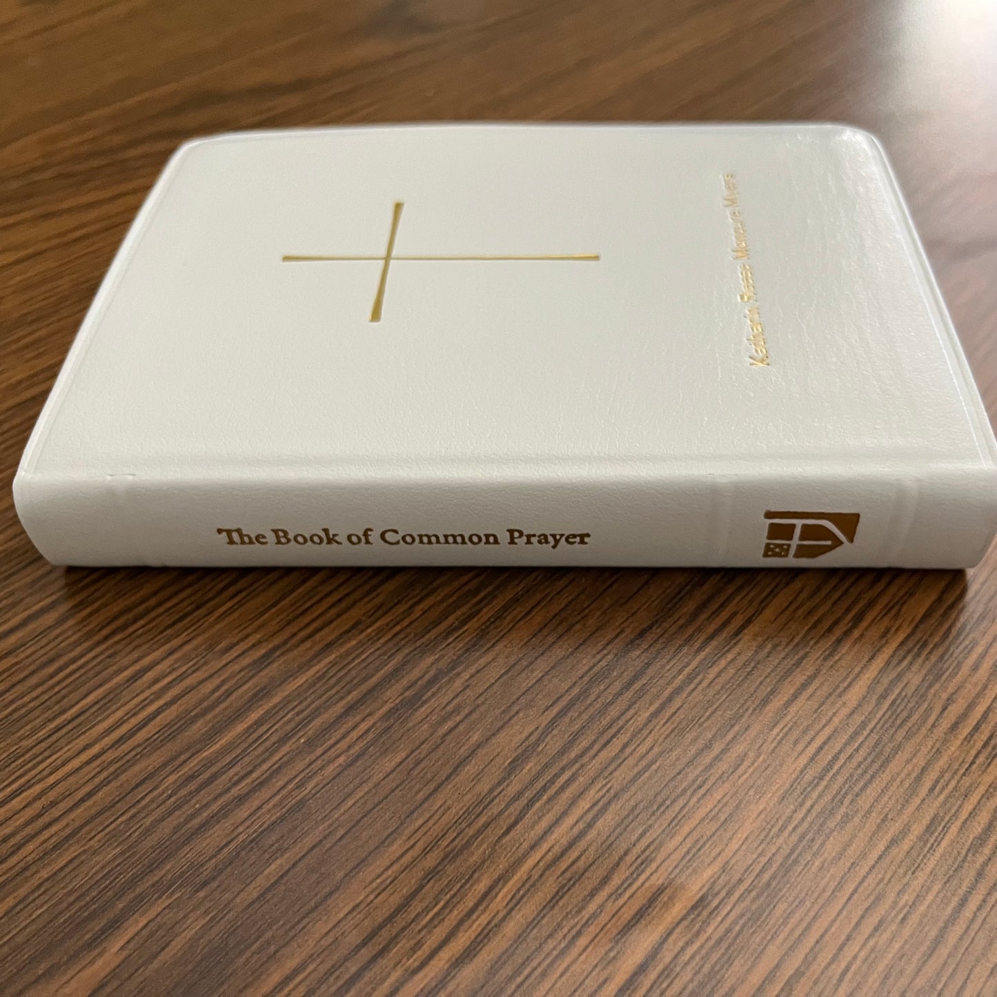 " Prayer Book Bible| Stamped with Full Name | Katharin Myers | Gold Stamp