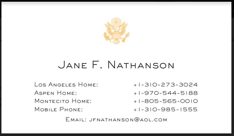 Mrs. Ambassador | Engraved Stationery | Business Card