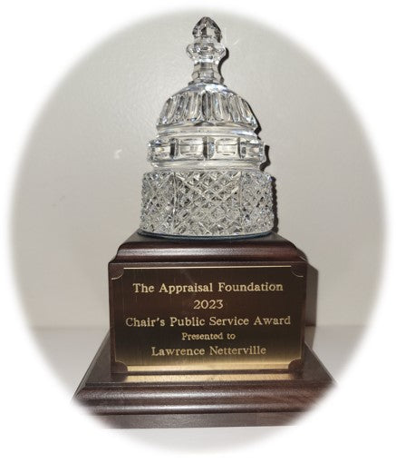 The Appraisal Foundation | Waterford Crystal Capitol Dome Paperweight Award | 2023