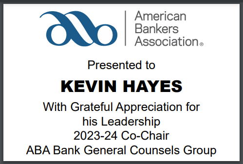 American Bankers Assoc. 2024 | Crystal Capitol Dome on Natural Walnut with Photo Etched Text and Logo on Brass Plate