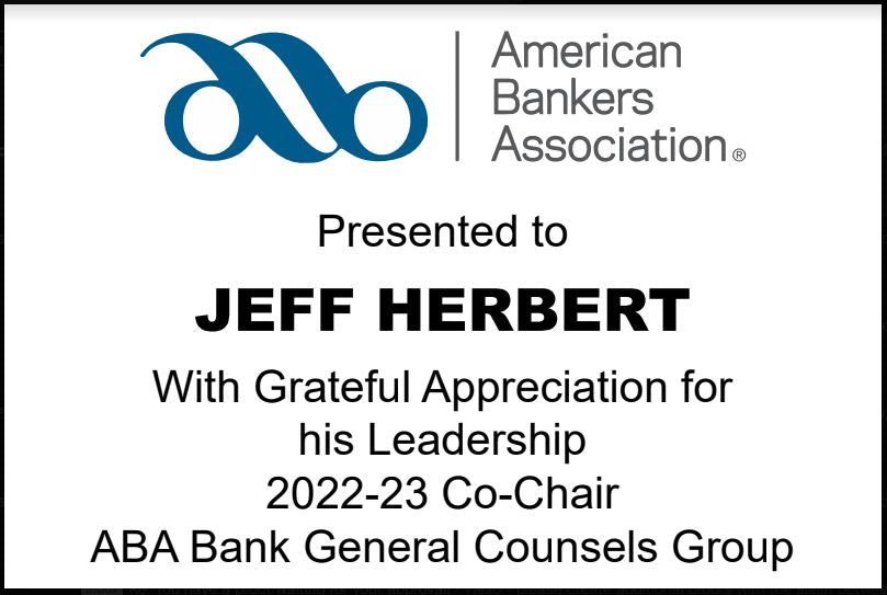 American Bankers Assoc. 2023 | Crystal Capitol Dome on Natural Walnut with Photo Etched Text and Logo on Brass Plate
