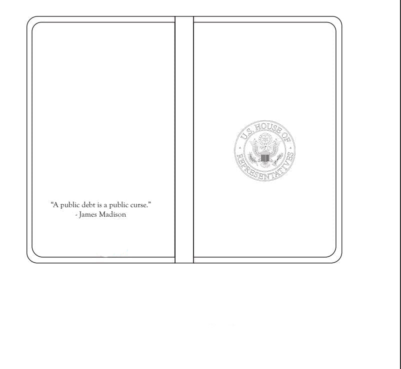 Constitution Book | Custom Leather Constitution Gift Book | 5 by 3" | Gold Stamping | Hand Bound