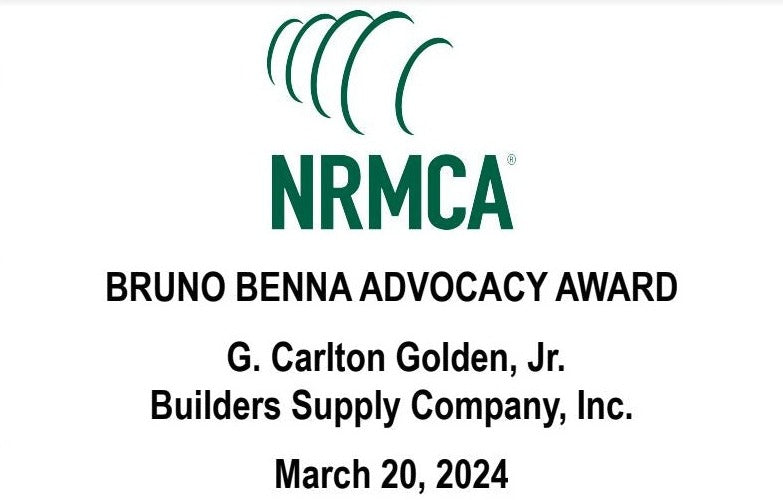 NRMCA | 2024 PROOF | Capitol Dome Award with Engraved Plate on Natural Walnut Base | Logo Included