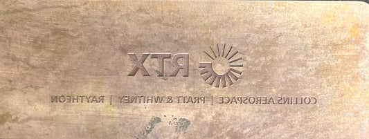 RTX | 2025 | Bespoke Stationery | Engraved Executive Correspondence Card and Envelope Sets